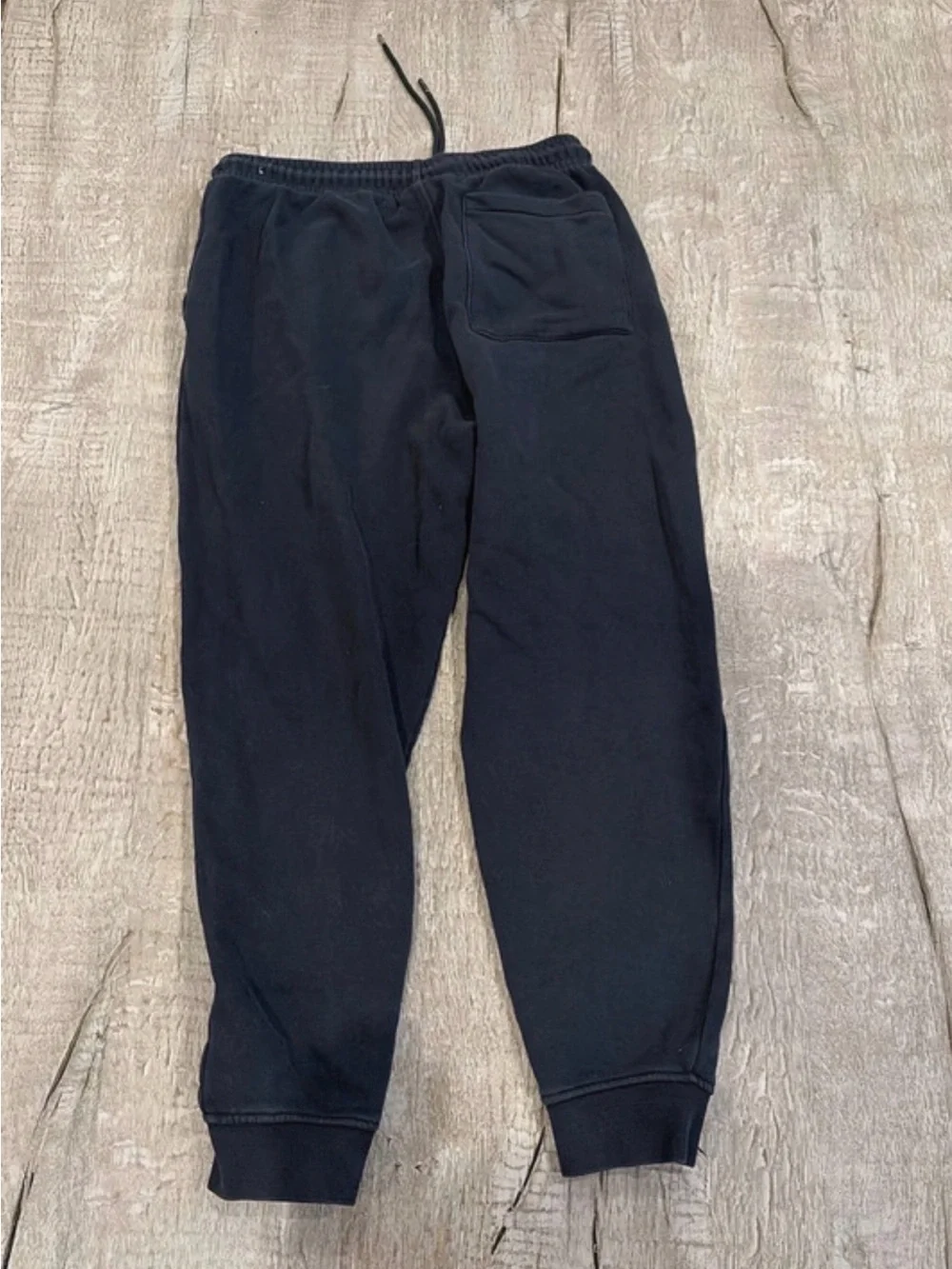Jordan Black Jogger Sweatpants with White Jump man